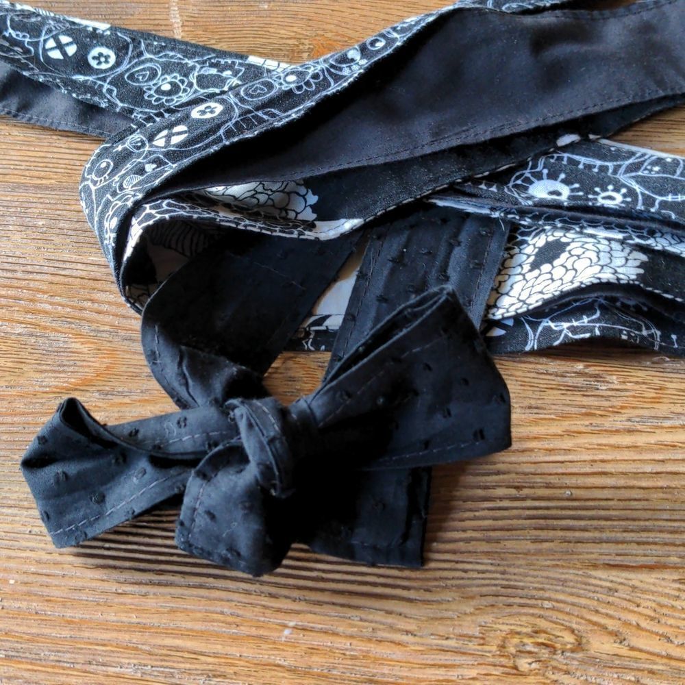 2 for $20 Set of 4 Umbrella Girl Productions Black Hair Scarves Goth - Picture 8 of 11